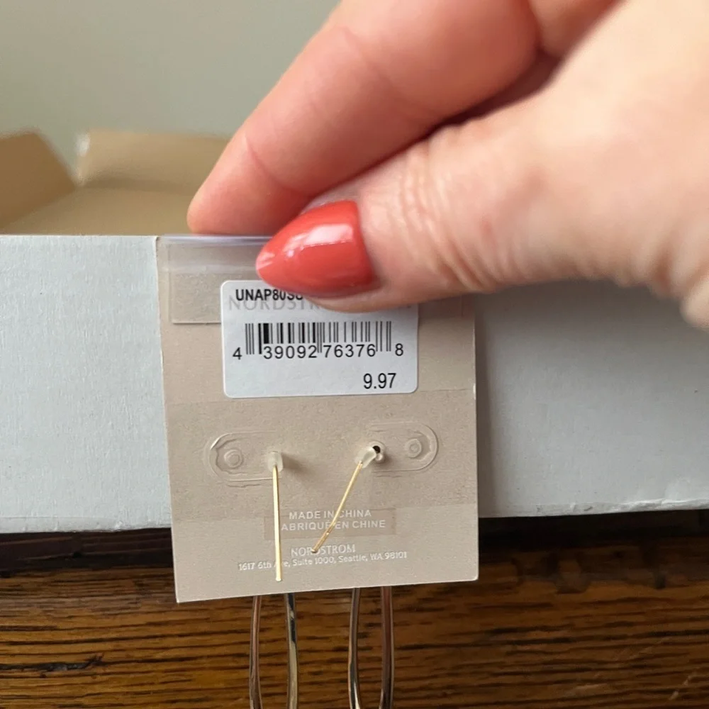 Nordstrom Gold Hoop Earrings Elegant Jewelry